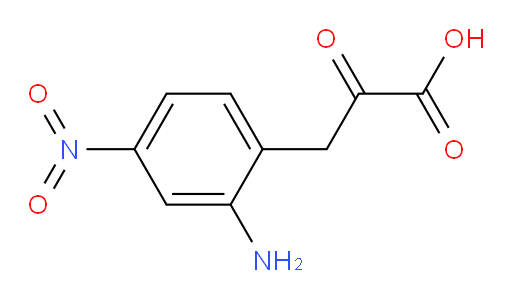 3-(2-amino-4-nitrophenyl)-2-oxopropanoic acid