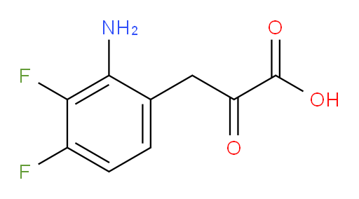 3-(2-amino-3,4-difluorophenyl)-2-oxopropanoic acid