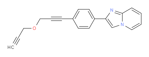 2-(4-(3-(prop-2-yn-1-yloxy)prop-1-yn-1-yl)phenyl)imidazo[1,2-a]pyridine