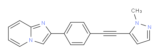 2-(4-((1-methyl-1H-pyrazol-5-yl)ethynyl)phenyl)imidazo[1,2-a]pyridine