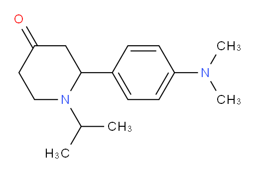 2-(4-(dimethylamino)phenyl)-1-isopropylpiperidin-4-one