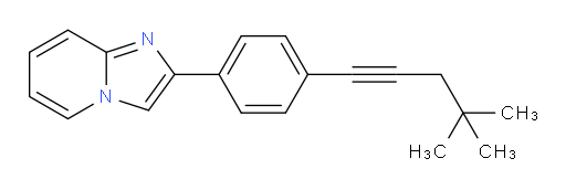 2-(4-(4,4-dimethylpent-1-yn-1-yl)phenyl)imidazo[1,2-a]pyridine