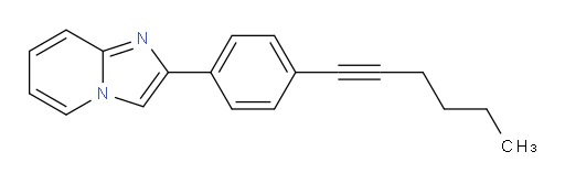 2-(4-(hex-1-yn-1-yl)phenyl)imidazo[1,2-a]pyridine