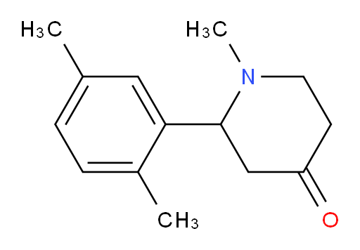 2-(2,5-dimethylphenyl)-1-methylpiperidin-4-one