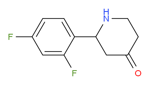 2-(2,4-difluorophenyl)piperidin-4-one