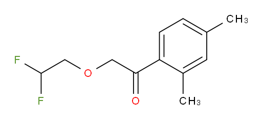 2-(2,2-difluoroethoxy)-1-(2,4-dimethylphenyl)ethanone