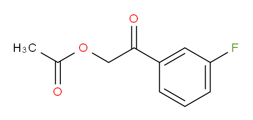 2-(3-fluorophenyl)-2-oxoethyl acetate