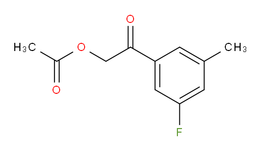 2-(3-fluoro-5-methylphenyl)-2-oxoethyl acetate