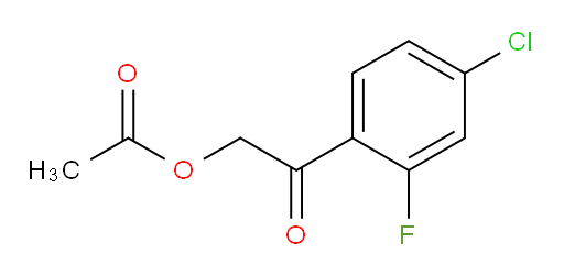 2-(4-chloro-2-fluorophenyl)-2-oxoethyl acetate