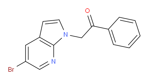 2-(5-bromo-1H-pyrrolo[2,3-b]pyridin-1-yl)-1-phenylethanone