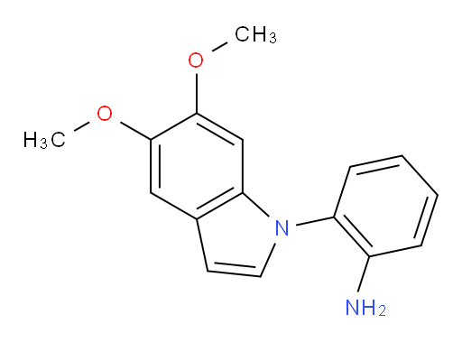 2-(5,6-dimethoxy-1H-indol-1-yl)aniline