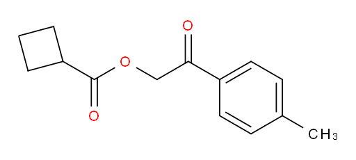 2-oxo-2-(p-tolyl)ethyl cyclobutanecarboxylate