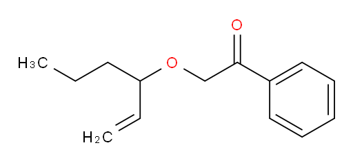 2-(hex-1-en-3-yloxy)-1-phenylethanone
