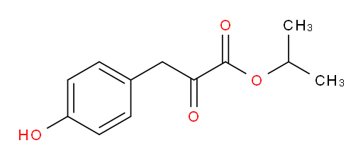 isopropyl 3-(4-hydroxyphenyl)-2-oxopropanoate