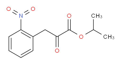 isopropyl 3-(2-nitrophenyl)-2-oxopropanoate
