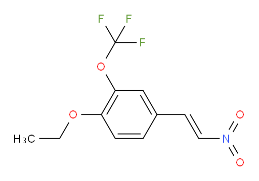(E)-1-ethoxy-4-(2-nitrovinyl)-2-(trifluoromethoxy)benzene