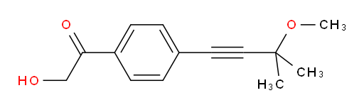 2-hydroxy-1-(4-(3-methoxy-3-methylbut-1-yn-1-yl)phenyl)ethanone