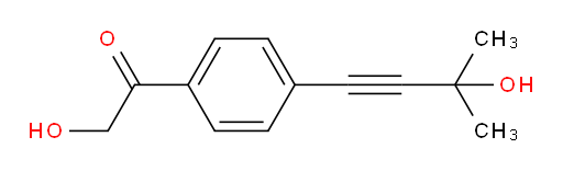 2-hydroxy-1-(4-(3-hydroxy-3-methylbut-1-yn-1-yl)phenyl)ethanone