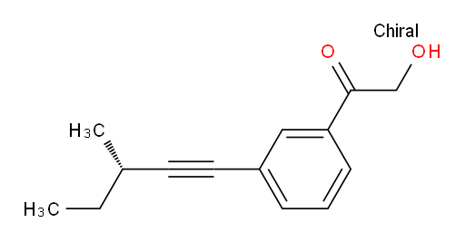 (S)-2-hydroxy-1-(3-(3-methylpent-1-yn-1-yl)phenyl)ethanone