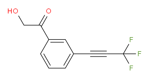 2-hydroxy-1-(3-(3,3,3-trifluoroprop-1-yn-1-yl)phenyl)ethanone