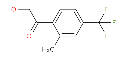 2-hydroxy-1-(2-methyl-4-(trifluoromethyl)phenyl)ethanone