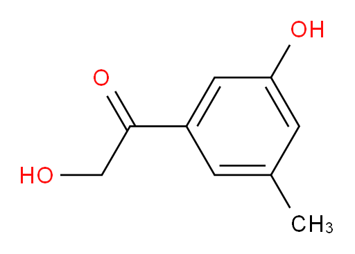2-hydroxy-1-(3-hydroxy-5-methylphenyl)ethanone