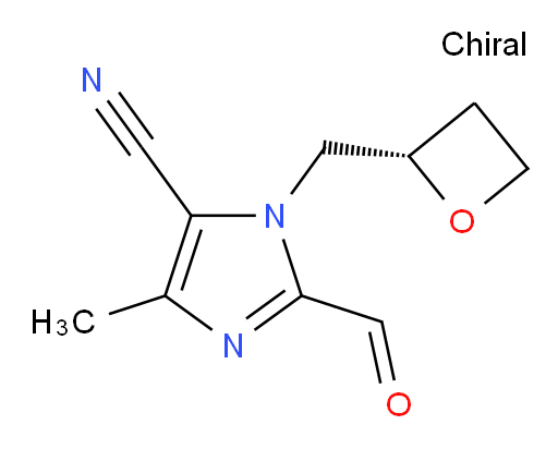 (S)-2-formyl-4-methyl-1-(oxetan-2-ylmethyl)-1H-imidazole-5-carbonitrile