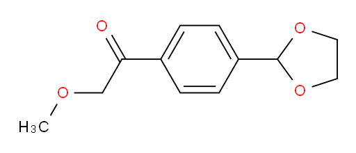 1-(4-(1,3-dioxolan-2-yl)phenyl)-2-methoxyethanone