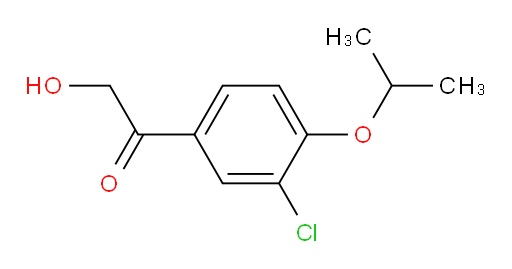 1-(3-chloro-4-isopropoxyphenyl)-2-hydroxyethanone