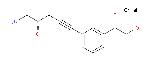 (S)-1-(3-(5-amino-4-hydroxypent-1-yn-1-yl)phenyl)-2-hydroxyethanone