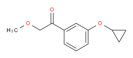 1-(3-cyclopropoxyphenyl)-2-methoxyethanone