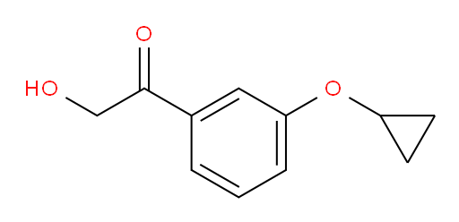 1-(3-cyclopropoxyphenyl)-2-hydroxyethanone
