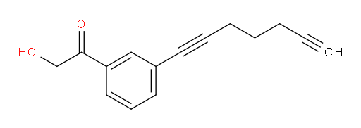 1-(3-(hepta-1,6-diyn-1-yl)phenyl)-2-hydroxyethanone