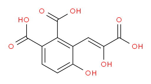 (Z)-3-(2-carboxy-2-hydroxyvinyl)-4-hydroxyphthalic acid