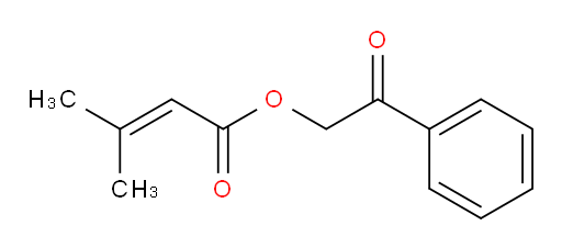 2-oxo-2-phenylethyl 3-methylbut-2-enoate