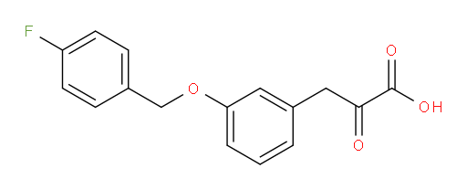 3-(3-((4-fluorobenzyl)oxy)phenyl)-2-oxopropanoic acid