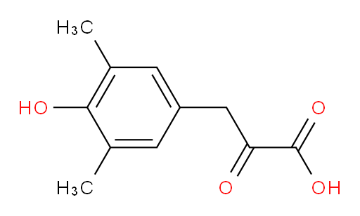 3-(4-hydroxy-3,5-dimethylphenyl)-2-oxopropanoic acid