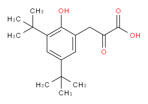 3-(3,5-di-tert-butyl-2-hydroxyphenyl)-2-oxopropanoic acid