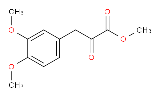 methyl 3-(3,4-dimethoxyphenyl)-2-oxopropanoate
