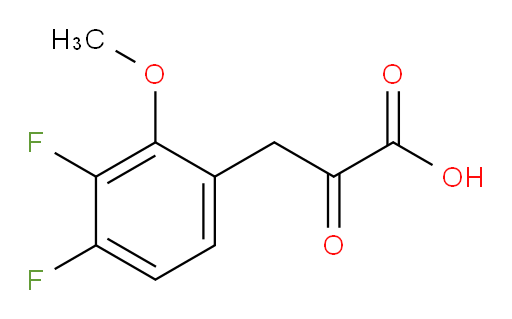 3-(3,4-difluoro-2-methoxyphenyl)-2-oxopropanoic acid