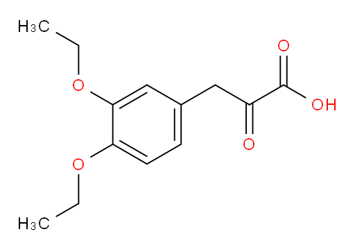 3-(3,4-diethoxyphenyl)-2-oxopropanoic acid