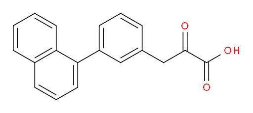 3-(3-(naphthalen-1-yl)phenyl)-2-oxopropanoic acid
