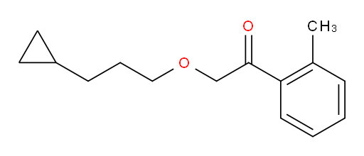 2-(3-cyclopropylpropoxy)-1-(o-tolyl)ethanone