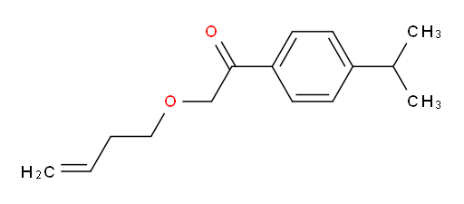 2-(but-3-en-1-yloxy)-1-(4-isopropylphenyl)ethanone