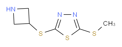 2-(azetidin-3-ylthio)-5-(methylthio)-1,3,4-thiadiazole