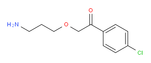 2-(3-aminopropoxy)-1-(4-chlorophenyl)ethanone
