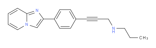 3-(4-(imidazo[1,2-a]pyridin-2-yl)phenyl)-N-propylprop-2-yn-1-amine