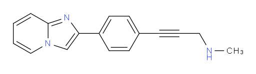 3-(4-(imidazo[1,2-a]pyridin-2-yl)phenyl)-N-methylprop-2-yn-1-amine