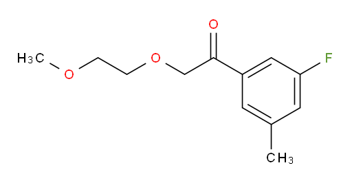 1-(3-fluoro-5-methylphenyl)-2-(2-methoxyethoxy)ethanone