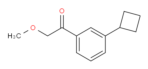 1-(3-cyclobutylphenyl)-2-methoxyethanone